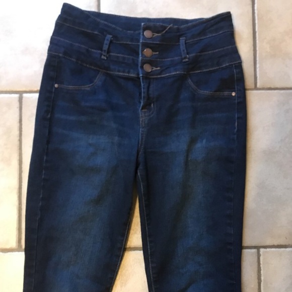 Refuge High Waisted Denim Pants - Picture 2 of 4